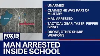 Man arrested inside Seattle's Roosevelt High School | FOX 13 Seattle