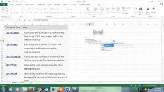 Excel 2013 Tutorial#114 Financial Duration Function in Excel