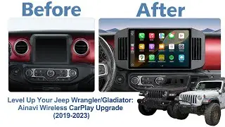 Level Up Your Jeep Wrangler/Gladiator: Ainavi Wireless CarPlay Upgrade (2019-2023)
