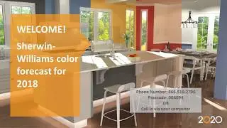Вебинар по дизайну 2020: Прогноз цветовых тенденций Colormix&reg; от Sherwin Williams на 2018 год