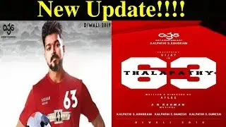 Thalapathy 63 Massive New Update || தளபதி  63 || Atlee || A R Rahman || Nayanthara || Indhuja