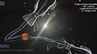 Moon - Mars Conjunction & Aries - Pisces Constellations - 04 & 05 October - London UK - J.C. Orrego-