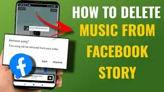 How To Remove Music From Facebook Story | English