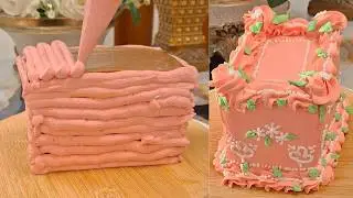 Cake Decorating for Beginners with Whipped Cream | How to Decorate a Cake with whipped cream