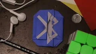 Origami #Bluetooth Icon Tutorial - How to Fold
