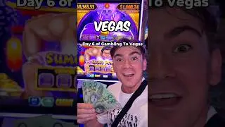 Day 6 of GAMBLING My Way to VEGAS! 💸🇦🇺➡️🇺🇸 | Luca Kante #casino #lasvegas #slots #trending