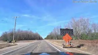Driving from Boyne Mountain to Boyne City, Michigan