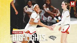 Maryland Women's Basketball Highlights | Towson