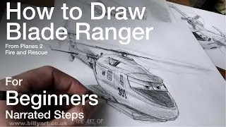 How to Draw Blade Ranger from Planes 2 Fire and rescue