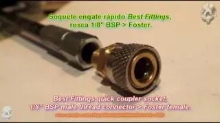 Best Fittings Quick Coupler Starter Kit (Adaptadores Foster - 1/8
