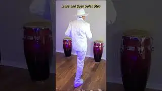 Cross and Open Salsa Step | The 30 Day Salsa Challenge | Marlon Cano - Mistletoe | Waldo y Jacqui