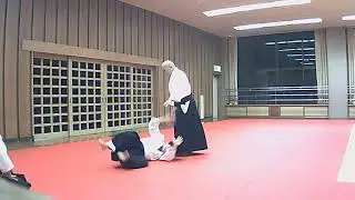 合氣道八和会　正面打ち　呼吸投げ