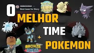 TIME dos CRIADORES do JOGO para ZERAR o Pok&eacute;mon Brick Bronze Bronze Forever Roria League Roblox 2025