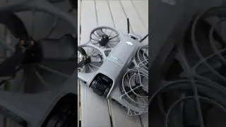 DJI NEO 2 flying with a broken Propeller 🔥😵 #shorts #dji #djineo2 #drone #fail