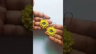 Beautiful Crochet Mini Flower Pattern Earrings | Cute and Easy DIY Jewelry Preview