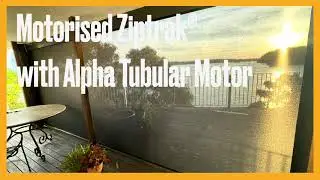 Motorised Ziptrak&reg; Blinds, powered by Alpha motors.