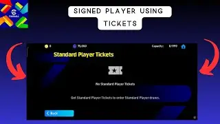 How To Signed Player using Tickets in eFootball 2025 Mobile