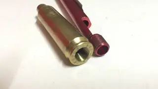 Making a modified case for Hornady OAL gauge on the mini-lathe
