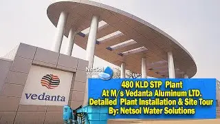 Sewage Treatment Plant 480 KLD, M/s Vedanta Aluminum, Jharsuguda Odisha || Netsol Water Solutions