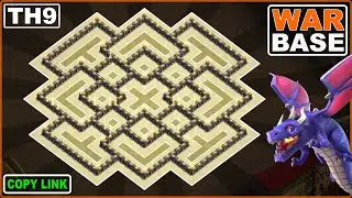 NEW! TH9 War Base 2024 COPY LINK - Clash of Clans