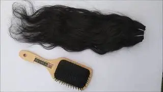 Temple Hair Single Drawn Machine Weft Natural Wavy : by TheBlackHairINC.com