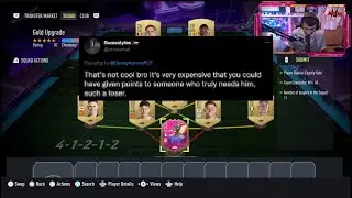 I think this guy was mad I submitted 96 Mendy in a Gold Upgrade SBC