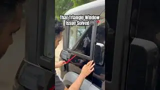 Triangle window issue Solved by Louver Covers for Thar Roxx Accessories Modified Modification