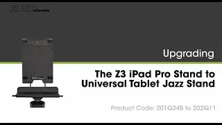 How to upgrade the RATstands Z3 Stand to the Universal Tablet Stand │ Support Series │ RATstands