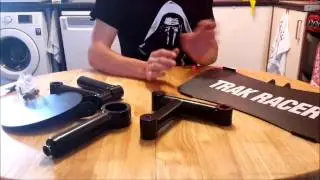 Trak Racer's swinging keyboard and mouse arm, unboxing!