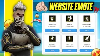 🔥 I Tried Free Fire Emote Website 😱 | New Secret Emote Website 2025 🤯 | 100% Working 🚀 