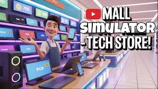 Mall Simulator- Tech Store - Computer og mobiler -  #games #gaming #dansk #simulator