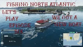 Fishing North Atlantic Let's Play Episode 6 Buying A New Boat Ocean Runner Trying Deep line Fishing!