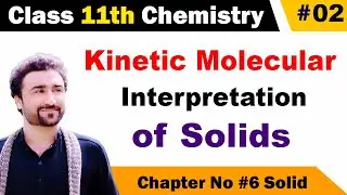 Kinetic molecular interpretation of solids class 11