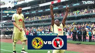 FÚTBOL RETRO: El día que AMÉRICA 🦅 aplastó a Tijuana con doblete de Quintero ⚽️⚽️ | TUDN