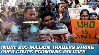 India: 205 Million Traders Strike Over Govt's Economic Policies | Indus News