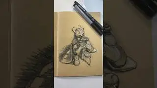 Dwarf doodle from imagination #doodle #drawing #sketch #illustration