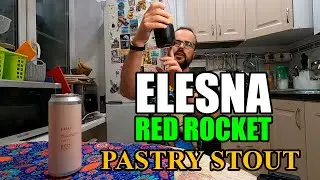 ПИВО ELESNA от RED ROCKET. PASTRY OATMEAL STOUT. #пиво #обзорпива #beer