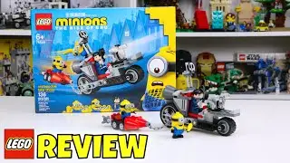 LEGO Minions: Rise of Gru - Unstoppable Bike Chase 🏍 Set #75549 Review