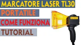 MARCATORE LASER PORTATILE TL30 TUTORIAL FUNZIONAMENTO