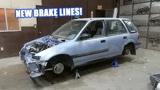 Wago's Engine Bay Gets A Brake Line Tuck!
