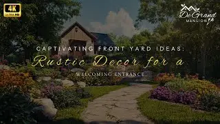 Captivating Front Yard Ideas: Rustic Decor for a Welcoming Entrance