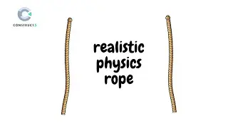 Physics rope in construct3 | Make realistic physics rope in construct3