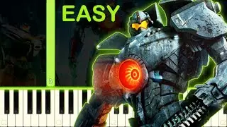 PACIFIC RIM THEME - EASY Piano Tutorial