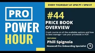 Pro Power Hour: Price Book