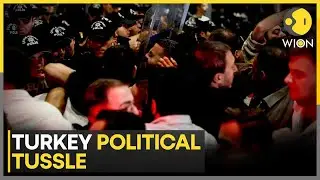 Turkey Protests: Cops Barricade CHP Headquarters, Party Chairman Calls for Protests |WION World News