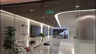 Sliding Glass Door with ZKTeco Access Control | Smart Security Solution #zkteco 