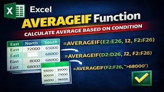 Excel AVERAGEIF Formula Explained | Conditional Average with Real Examples