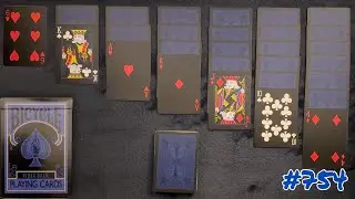 The Blue Deck ~ ASMR Solitaire #754