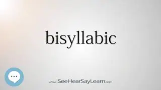 bisyllabic