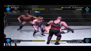 Edge & Kane vs Brock Lesnar & Booker T | TLC Match | Hctp| 